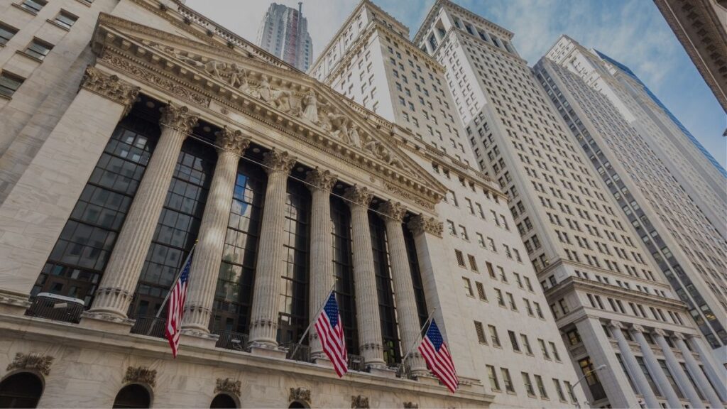 New York Stock Exchange building representing 2026 market outlook and global investment trends