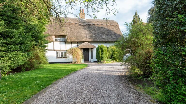 Traditional UK property representing selling UK real estate while living abroad